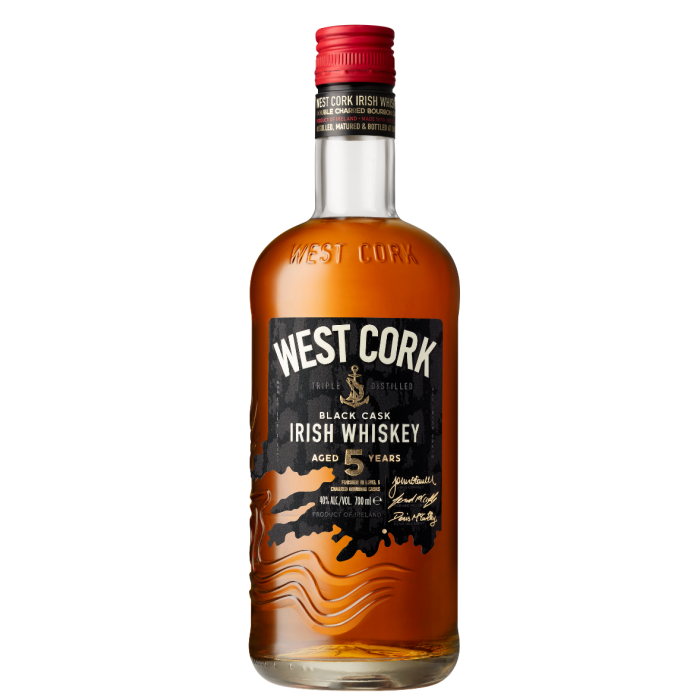 West Cork Black Cask 5 Year Old Blended Whiskey
