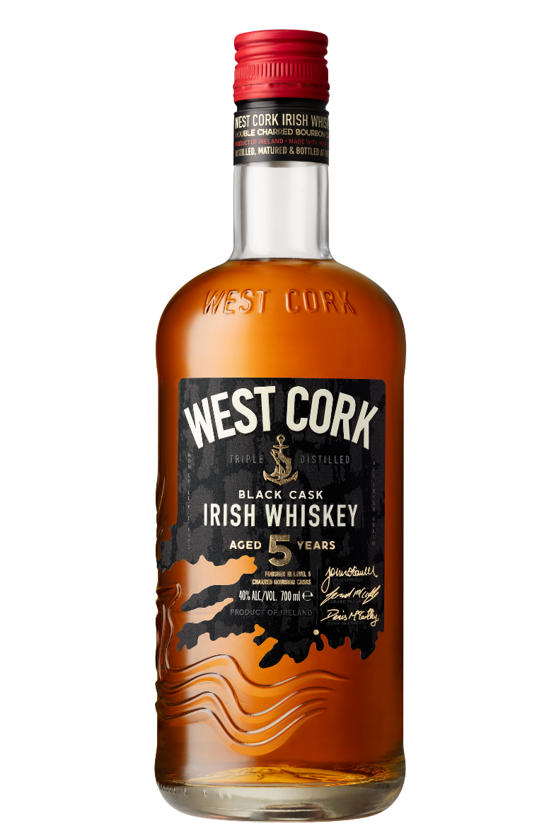 West Cork Black Cask 5 Year Old Blended Whiskey