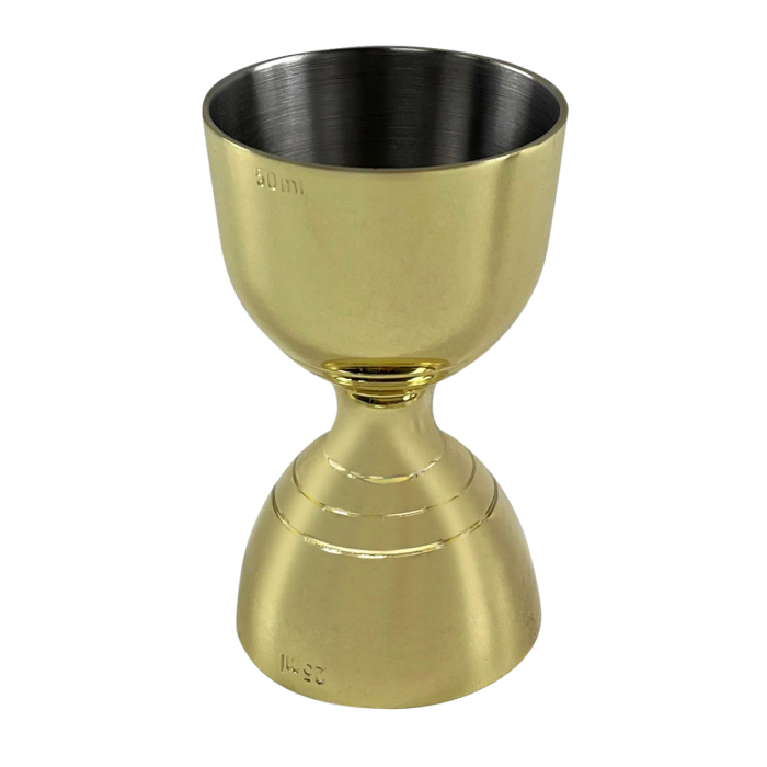 Gold Plated Bell Jigger 25ml/50ml 