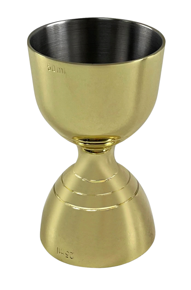 Gold Plated Bell Jigger 25ml/50ml 