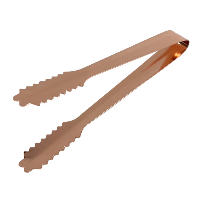 7 Ice Tongs Inch Copper Plated