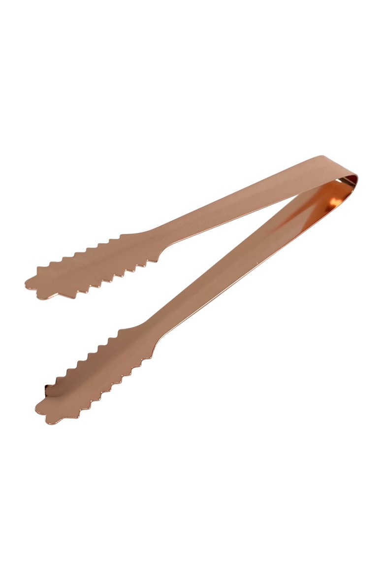 7 Ice Tongs Inch Copper Plated