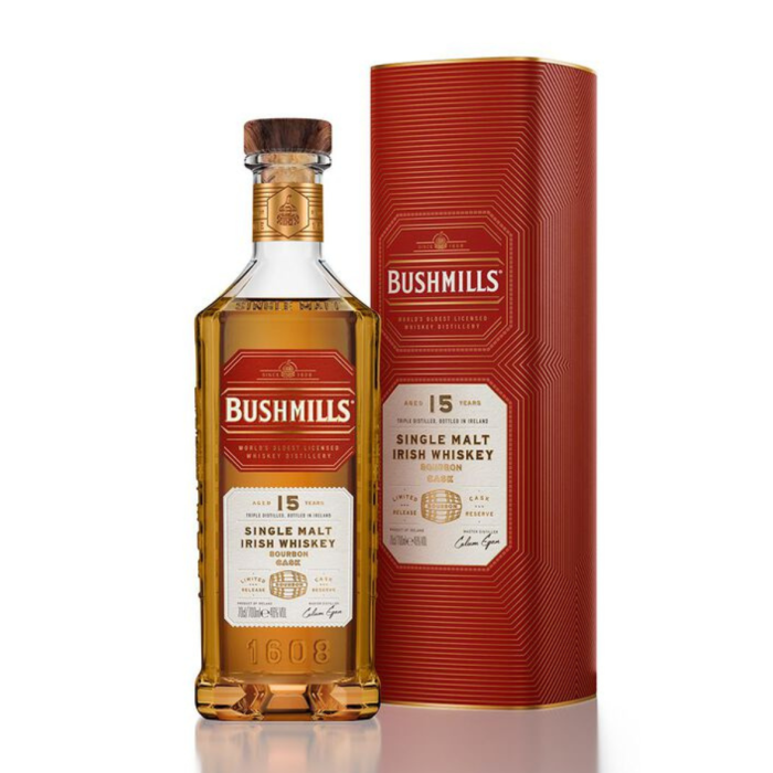 Bushmills 15 Year Old Single Malt Irish Whiskey 