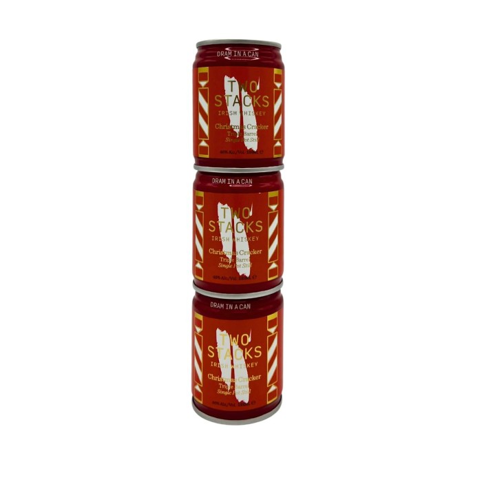 3 Pack Two Stacks Christmas Cracker Can Special Offer