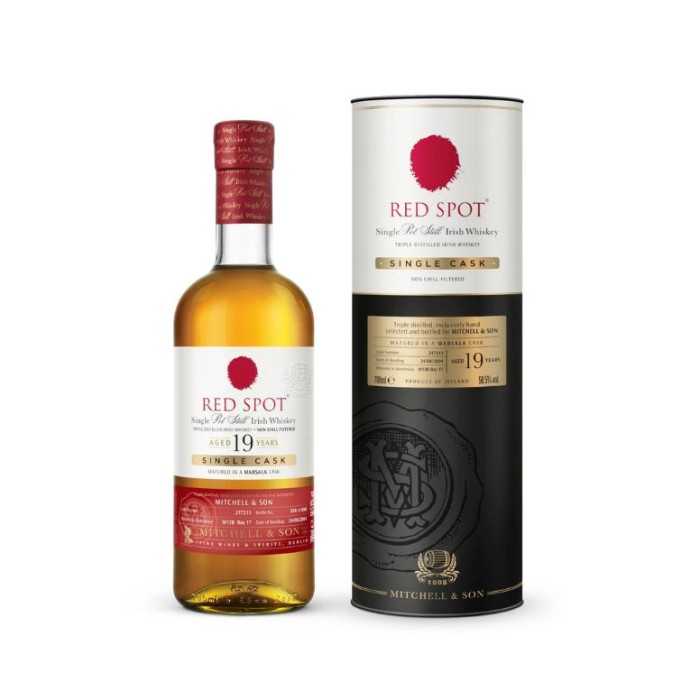 Red Spot 19 Year Old  Single Pot Still