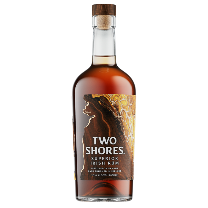 Two Shores Superior Irish Rum 70cl