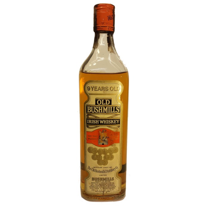 Bushmills 9 Year Old 1950s Bottling