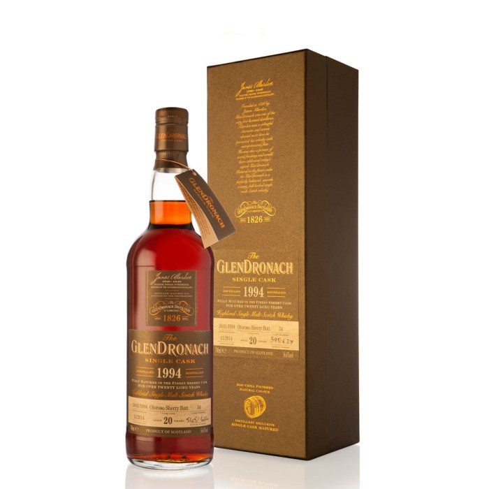Glendronach 1994 Oloroso Sherry Butt 54