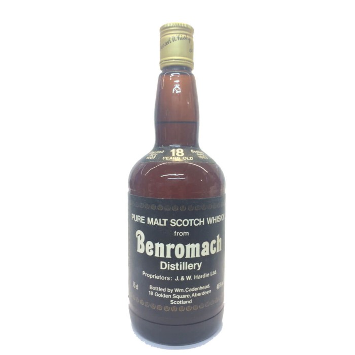 Benromach Cadenhead 18 Year Old