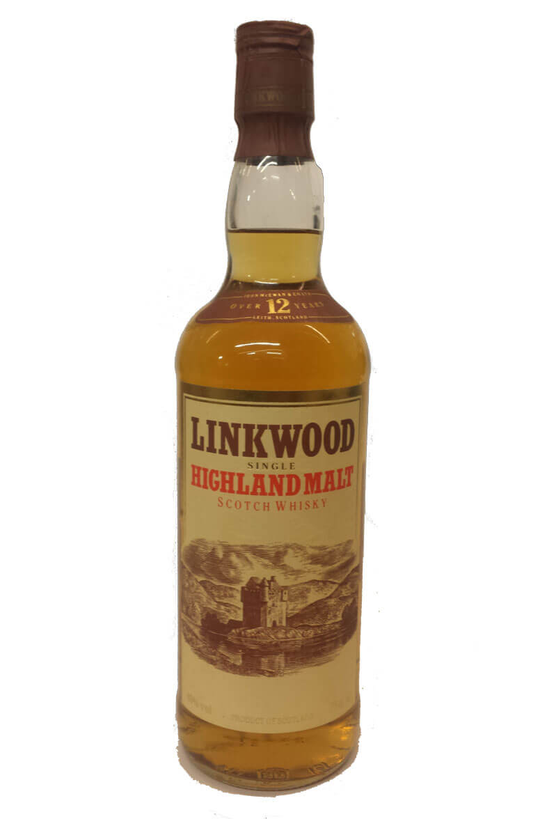 Linkwood John McEwan & Co. Bottling Over 12 Years 1980s