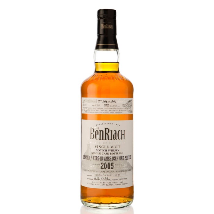 Benriach 2005 Single Cask 3781 9 Year Old