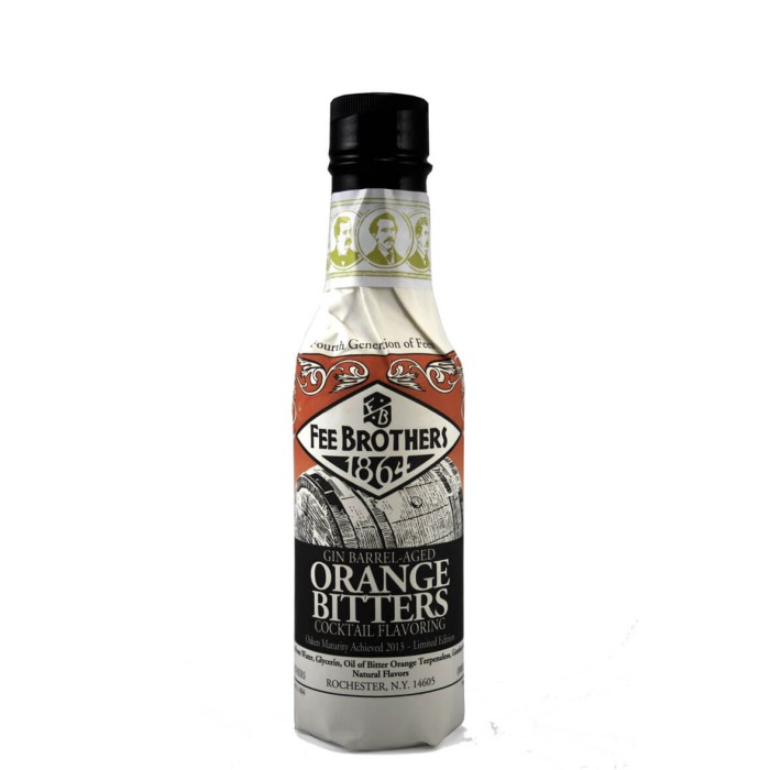 Fee Bros Gin Barrel Aged Orange Bitters