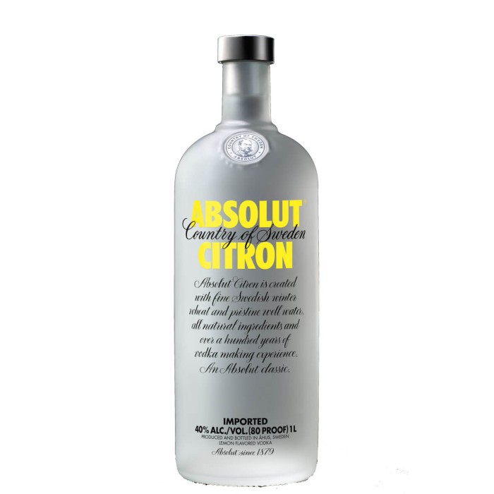 Absolut Citron Vodka