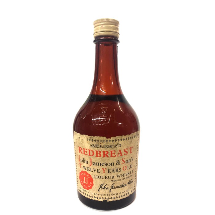 Redbreast 12 Year Old Gilbeys 1/2 Bottle