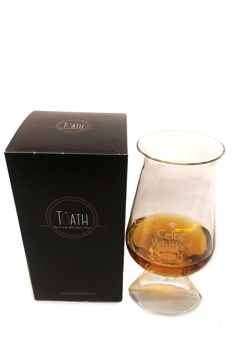 Túath Whiskey Glass Branded and Boxed