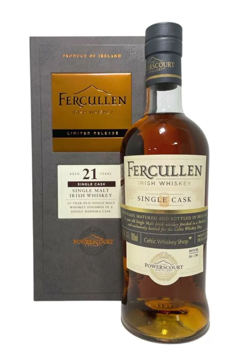 Fercullen 21 Year Old Single Cask Celtic Whiskey Exclusive