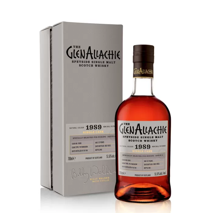 Glenallachie #5585 1989 PX Puncheon Single Cask