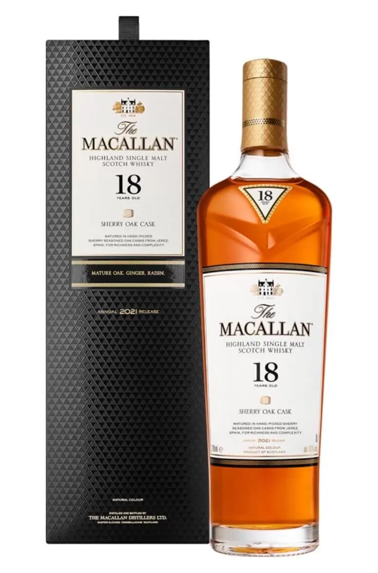 Macallan 18 Year Old Sherry Oak 2021