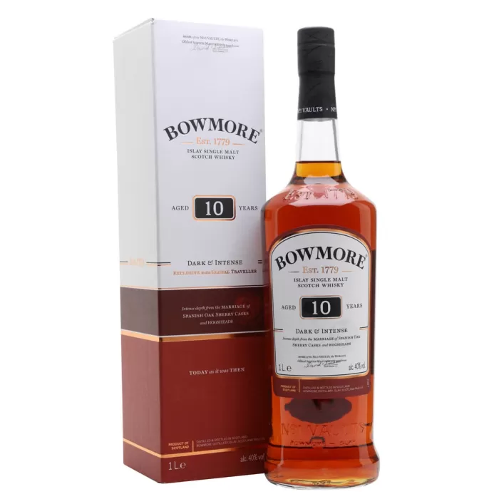 Bowmore 10 Year Old Dark & Intense 1 Litre