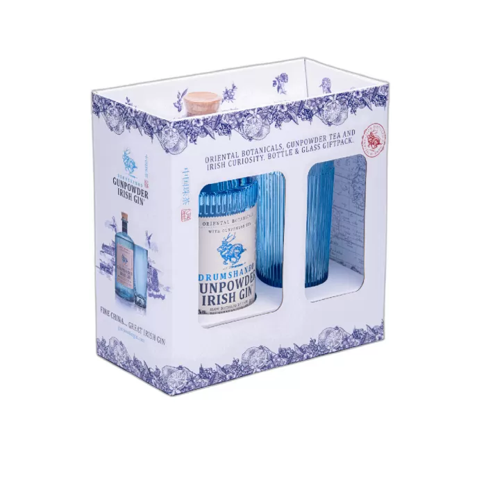 Drumshanbo Gunpowder Irish Gin Glass Pack