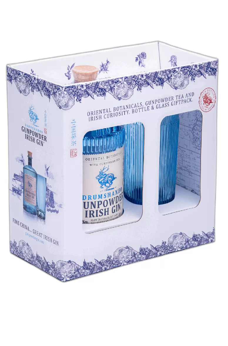 Drumshanbo Gunpowder Irish Gin Glass Pack