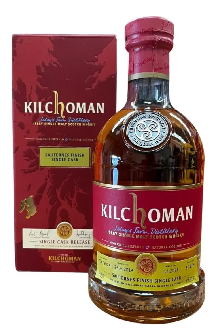Kilchoman Sauternes Single Cask Finish 707/2014