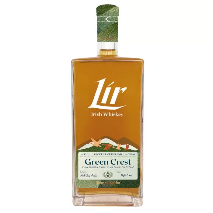 Lir Irish Whiskey Green Crest