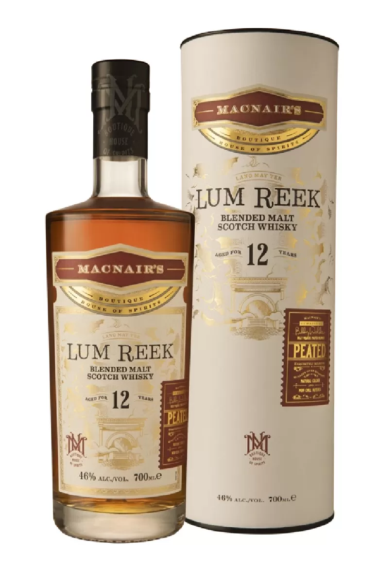 Mac Nair's Lum Reek 12 Year Old Peated Blended Malt 