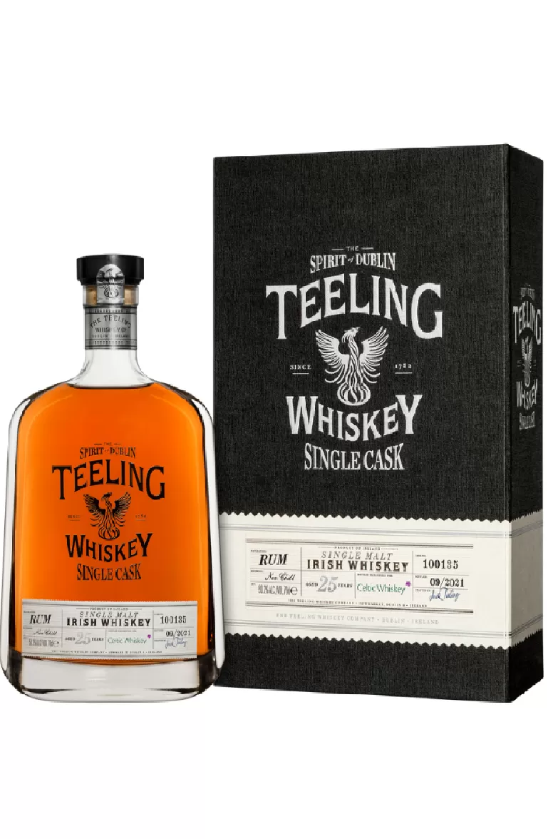 Teeling 25 Year Old Rum Cask Celtic Whiskey Exclusive