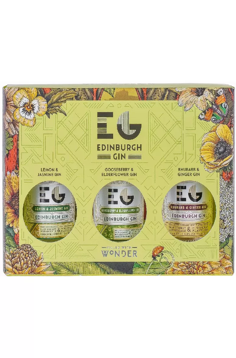 Edinburgh Gin Triple Pack 3x5cl