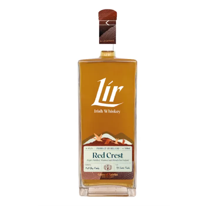 Lir Irish Whiskey Red Crest