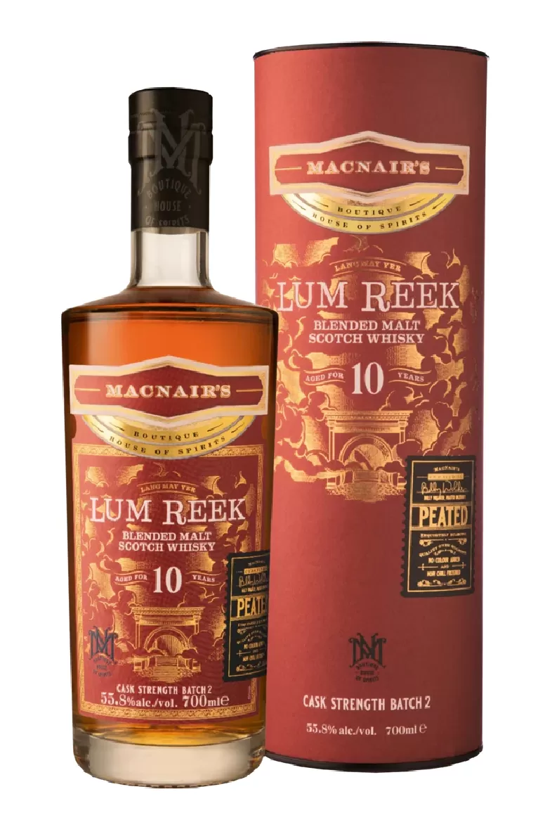 Mac Nair's Lum Reek 10 Year Old Cask Strength Batch 2