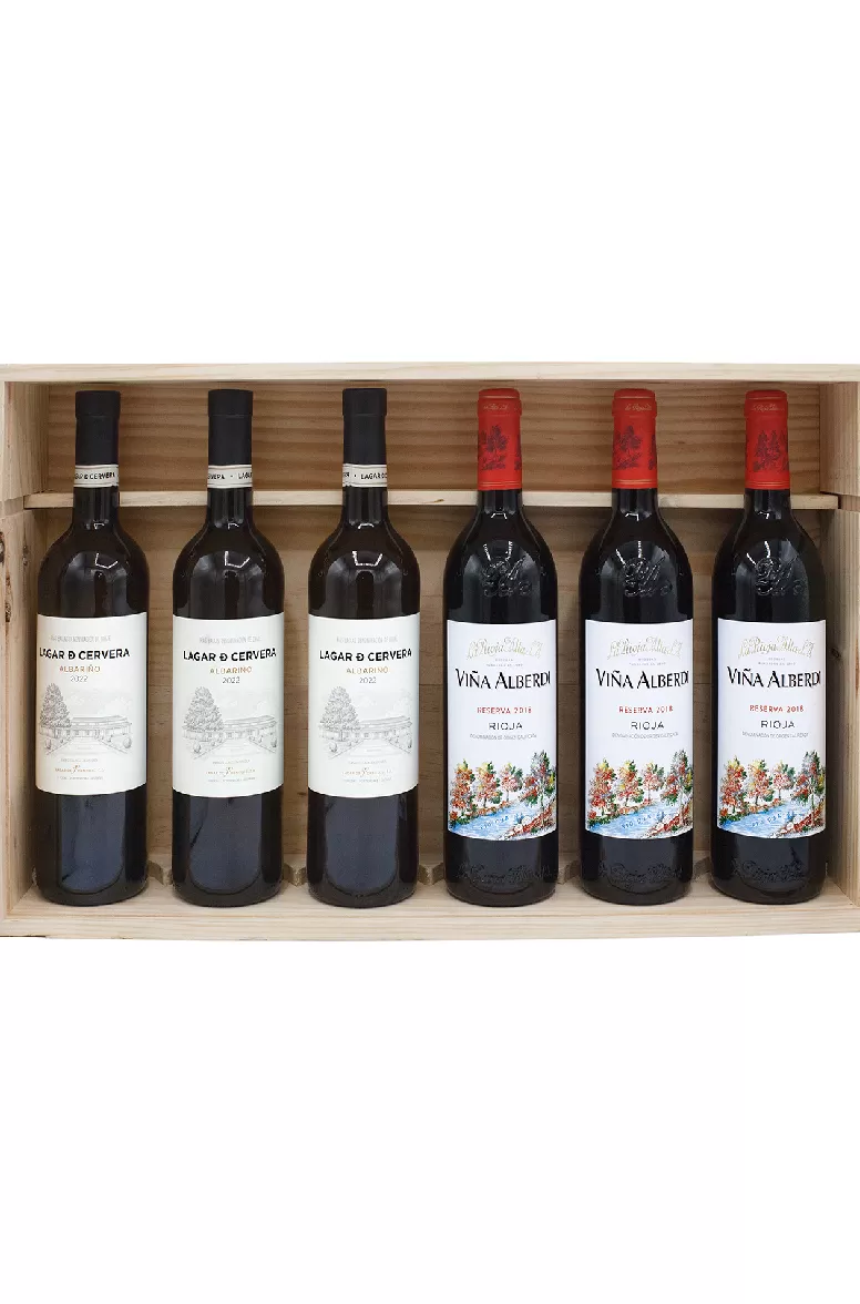 Rioja Alta 6 Bottle Gift Set x3 Alberdi, x3 Lagar