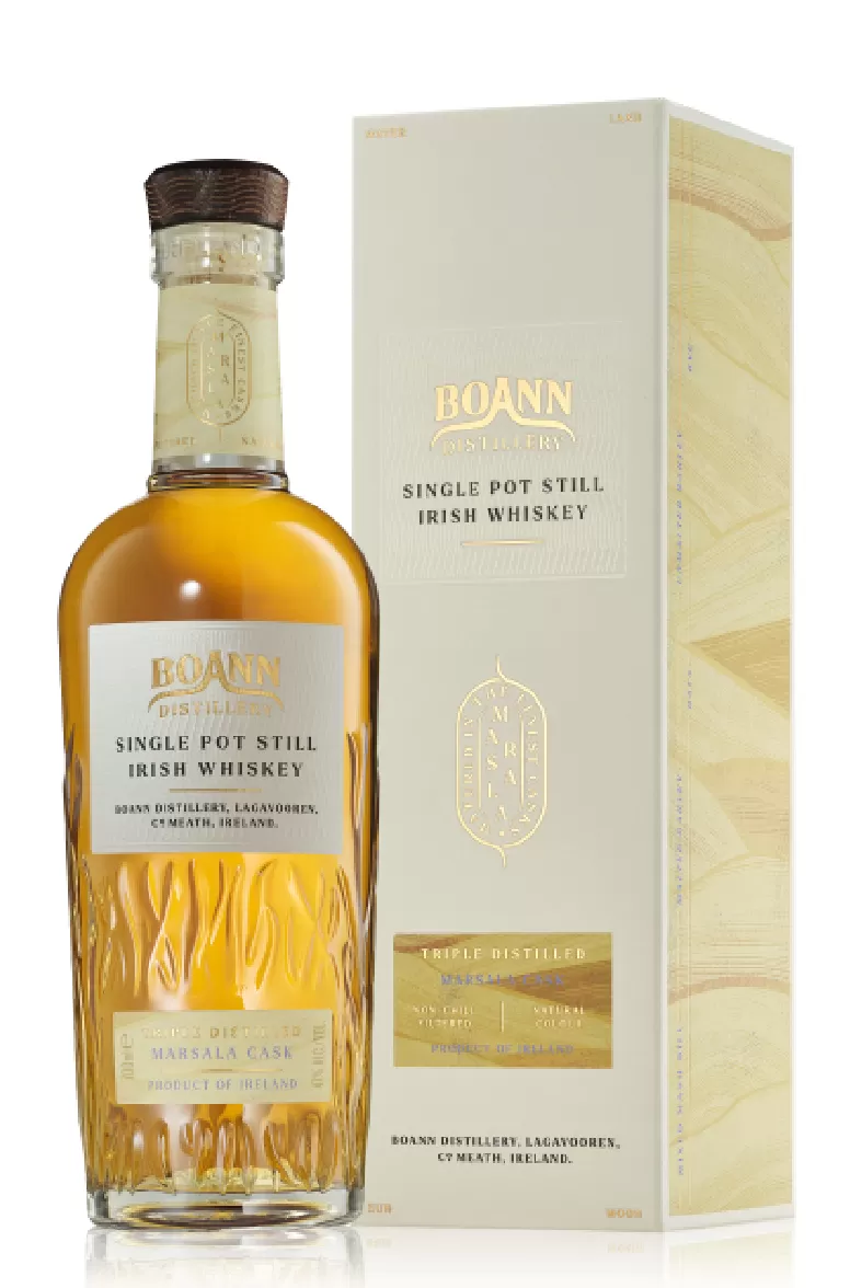 Boann Single Pot Still Irish Whiskey Marsala Cask