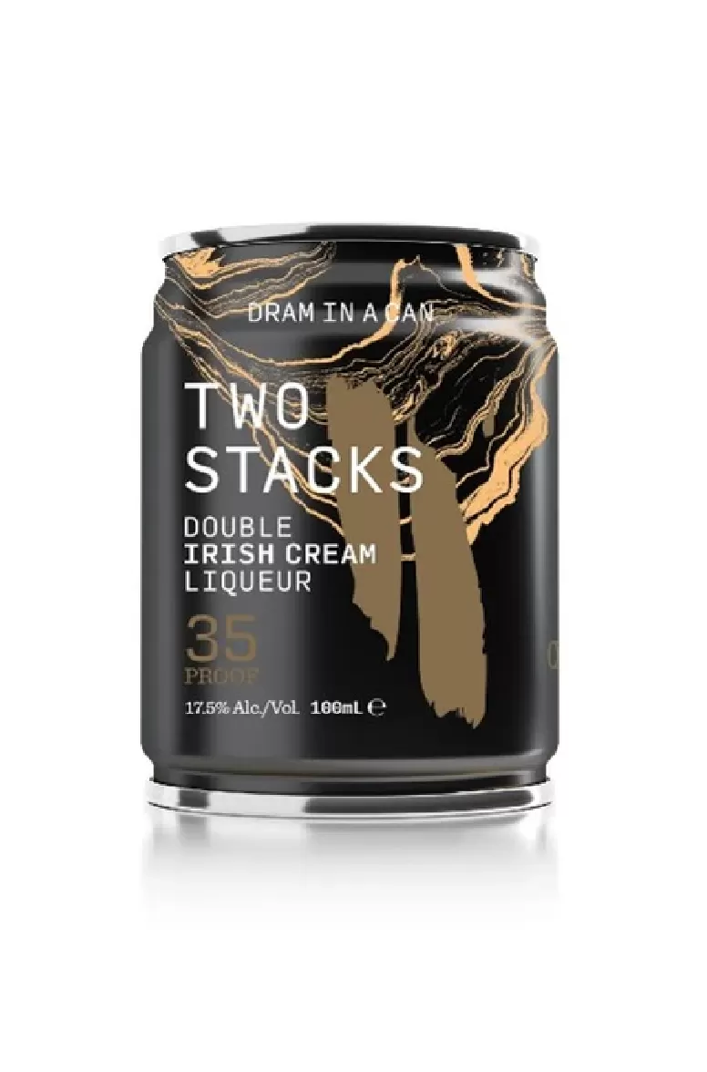 Two Stacks Dram In A Can Double Irish Cream Liqueur 10cl