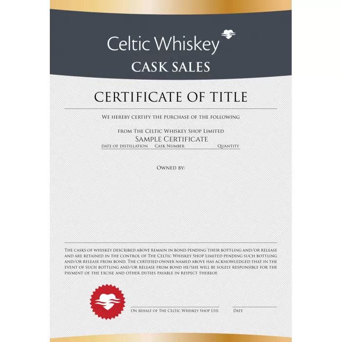 Triple Distilled Peated Malt Spanish Brandy Cask
