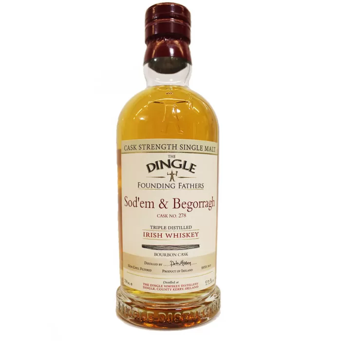 Dingle Founding Fathers Sod'em & Begorragh Bourbon Cask #278