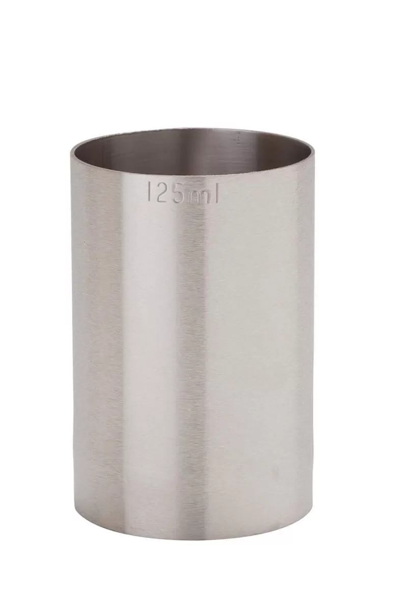 Steel Thimble Measure 125ml CE Graded (3190)