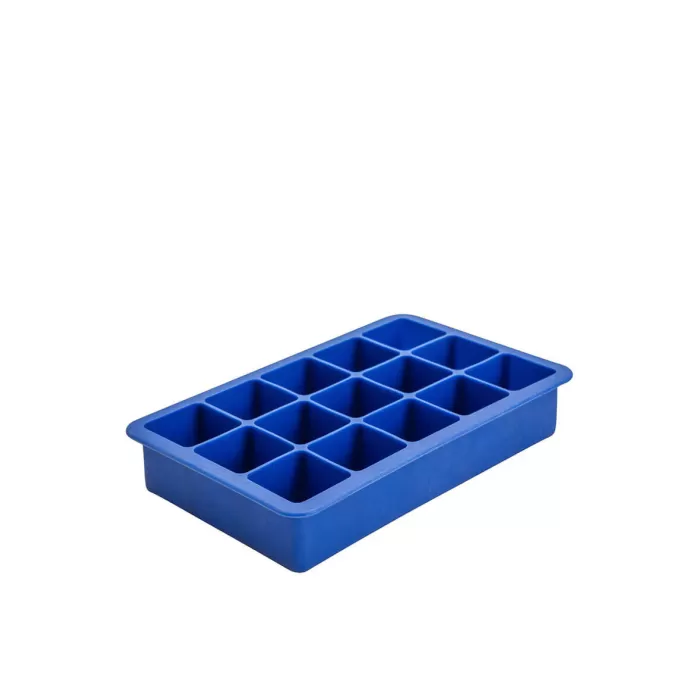 15 Cavity Blue Silicone Ice Cube Mould (3349)