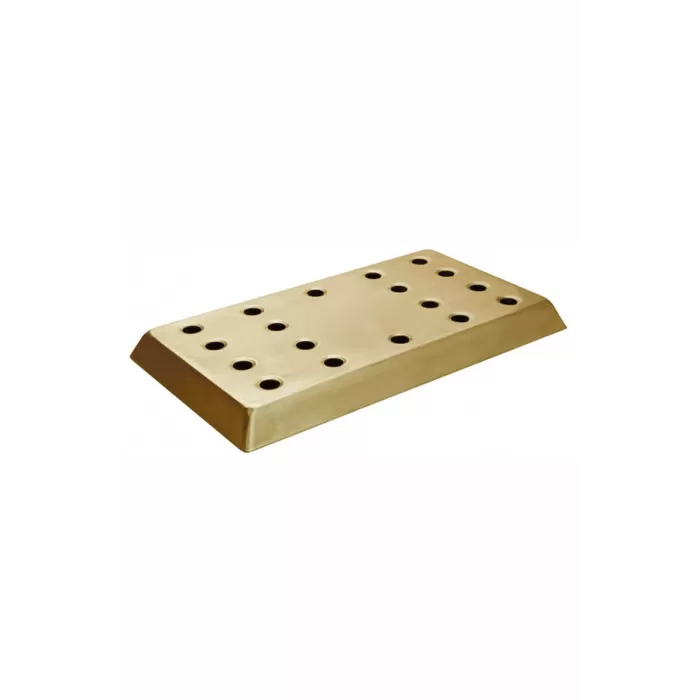 Brass Effect Bar Drip Tray 16 X 8.75 inch (3557A)