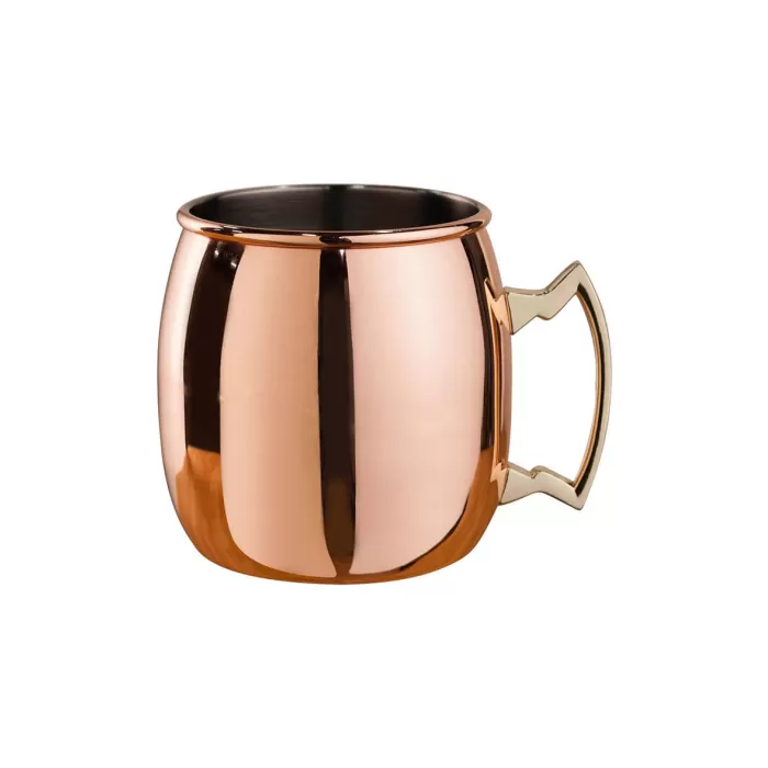 Moscow Mule Mug Curved Copper 500ml (3667)