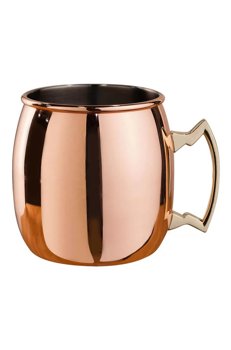 Moscow Mule Mug Curved Copper 500ml (3667)