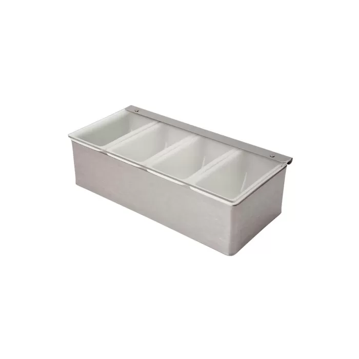 Condiment Holder Stainless Steel 4 Part (3761)