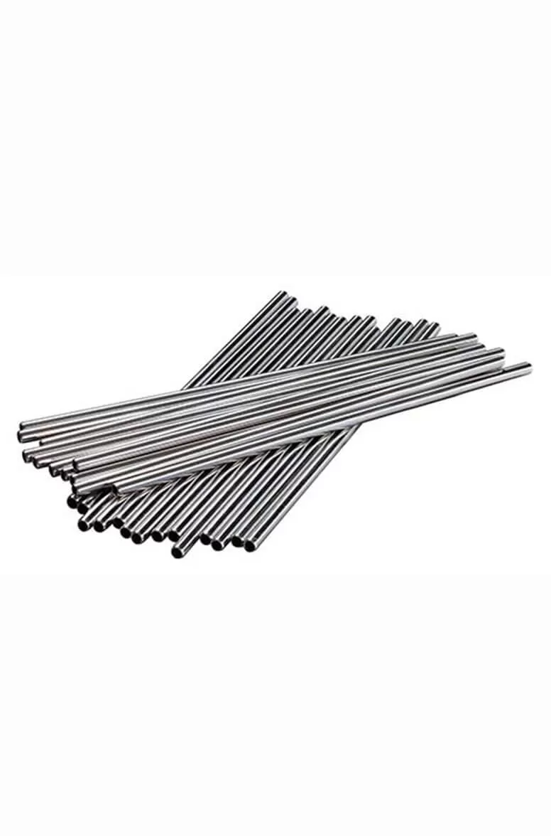 Metal Straws 8.5 Inch Pack 25 (3869)