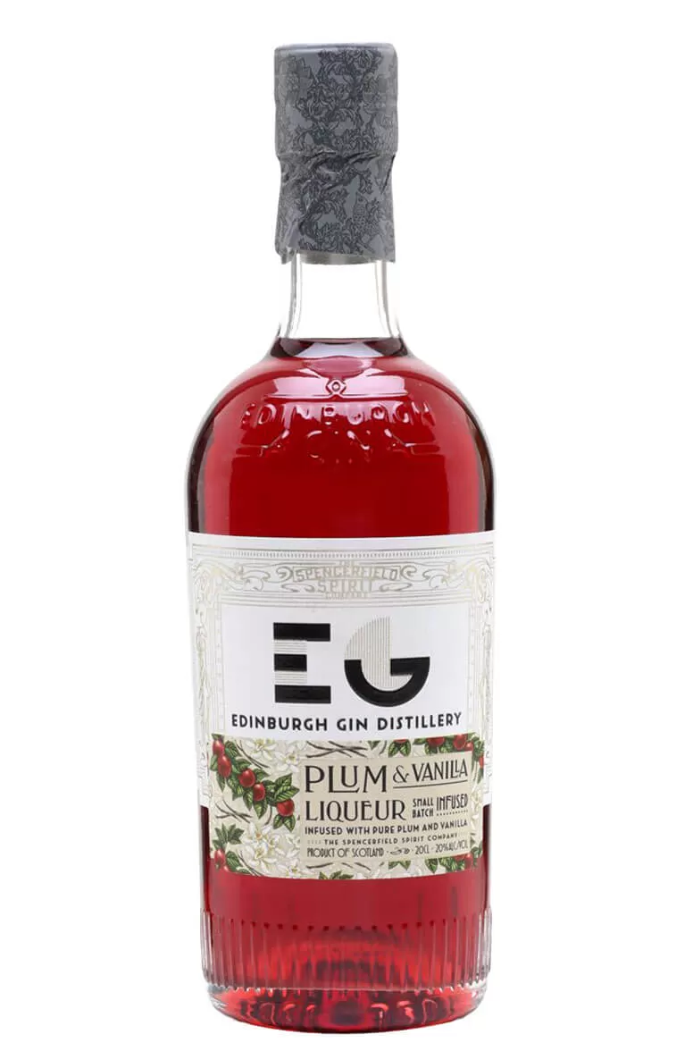 Edinburgh Plum and Vanilla Gin Liqueur