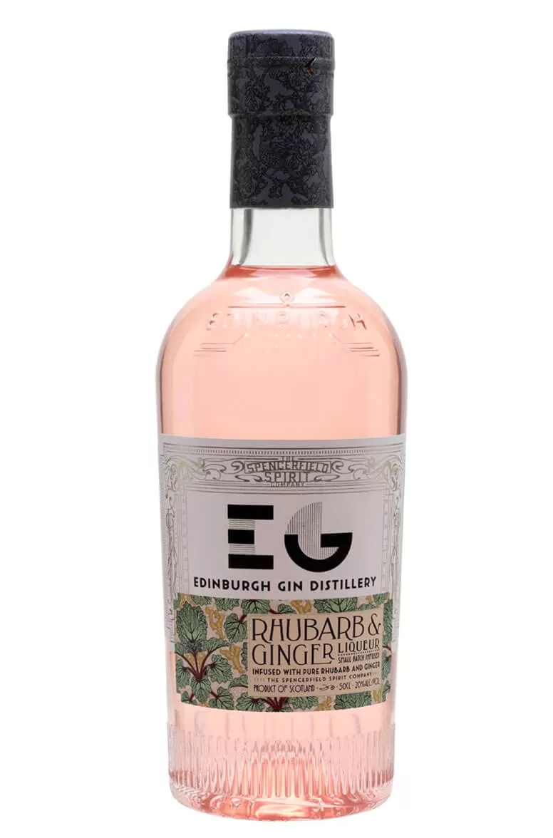 Edinburgh Rhubarb and Ginger Gin Liqueur