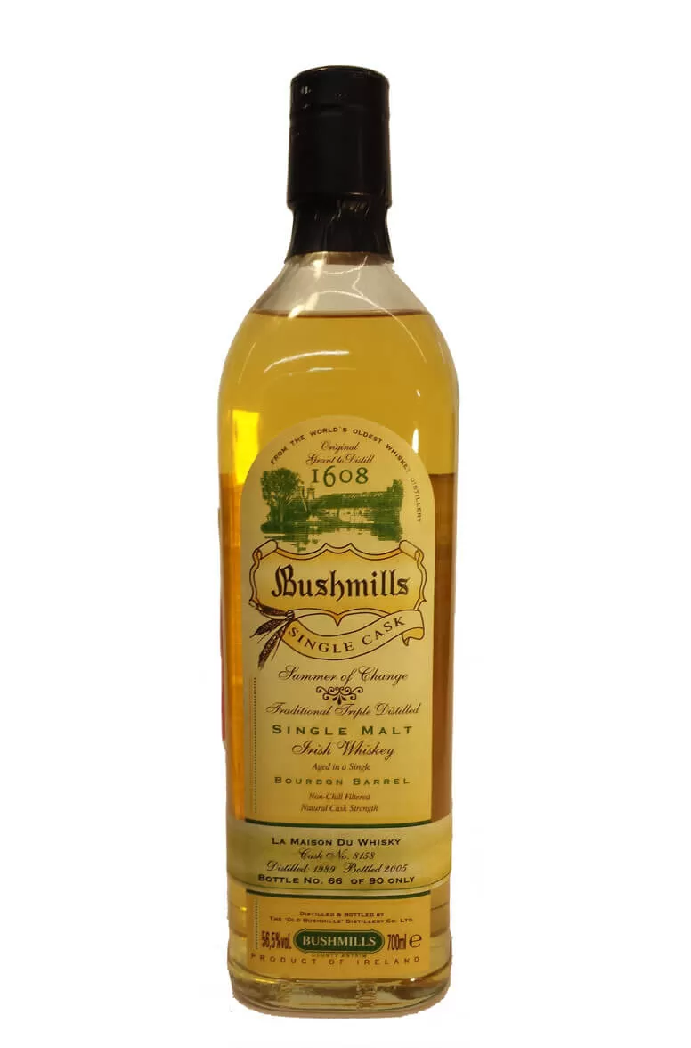 Bushmills Bourbon Cask 8158 1989