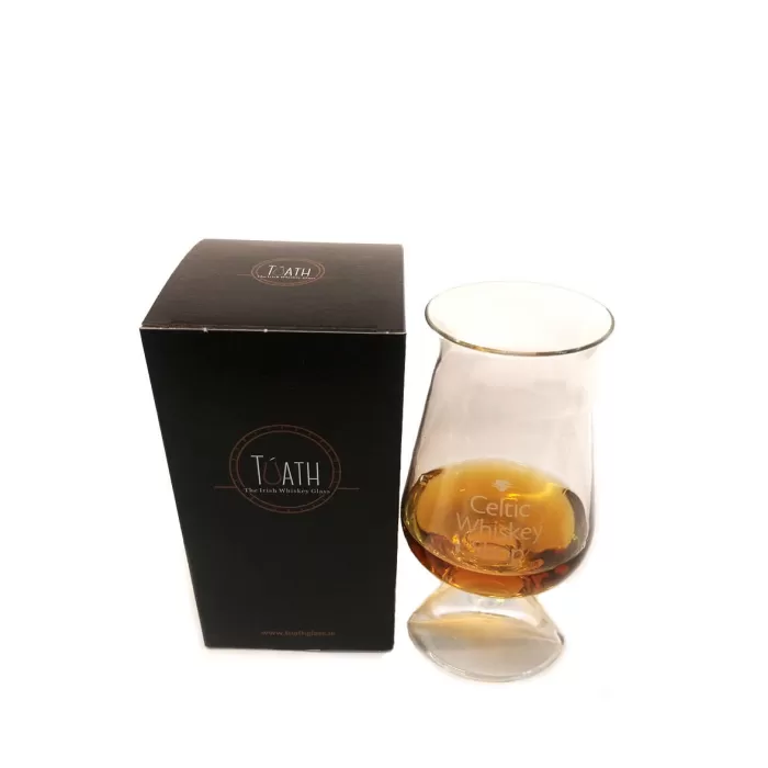 Túath Whiskey Glass Branded and Boxed