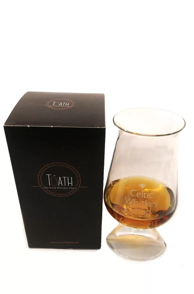 Túath Whiskey Glass Branded and Boxed