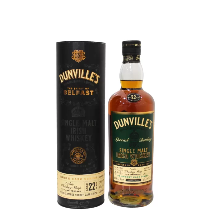 Dunvilles 22 Year Old Celtic Whiskey Shop Exclusive 